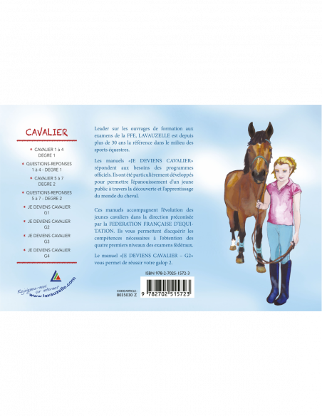 Je deviens cavalier - Galop 2 Je deviens cavalier - Galop 2