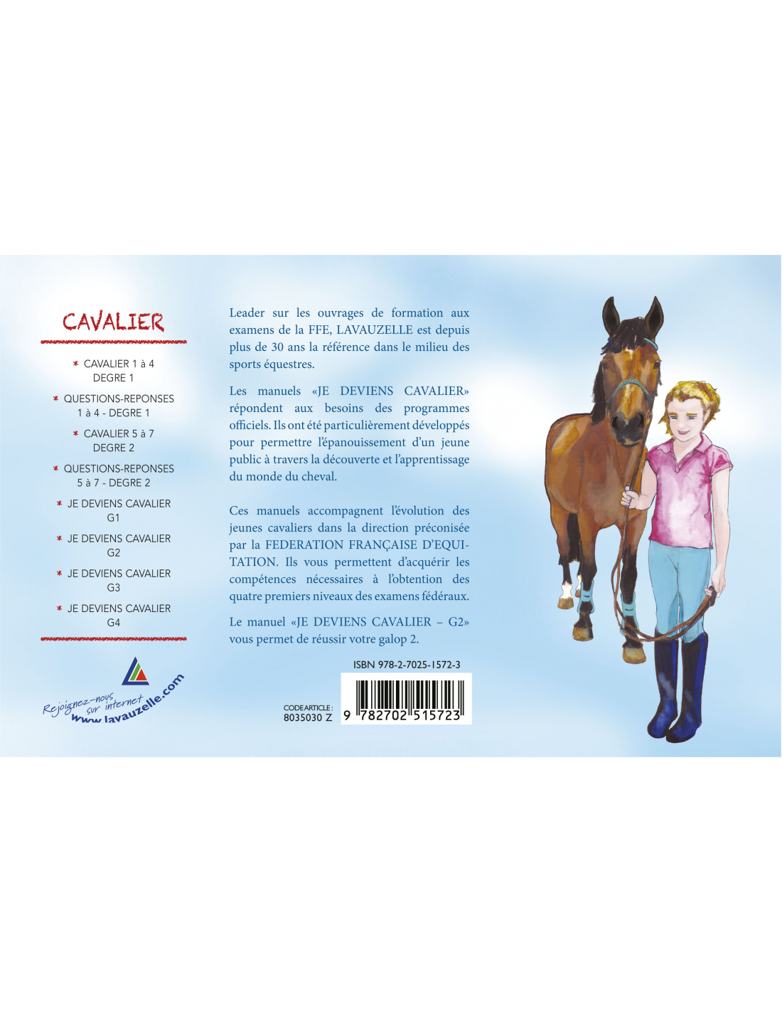 Je deviens cavalier - Galop 2