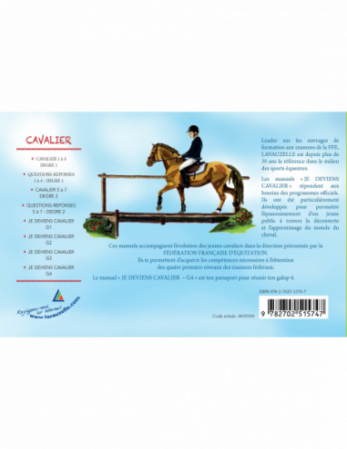 Je deviens cavalier - Galop 4