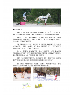 Le Skijoering équestre et le Rollerjoering 2