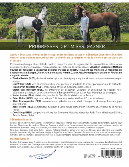 Dressage et Compétition - Progresser, optimiser, gagner Dressage et Compétition - Progresser, optimiser, gagner