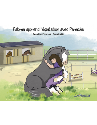 Paloma apprend l'équitation avec Panache - Pomeline Pelurson