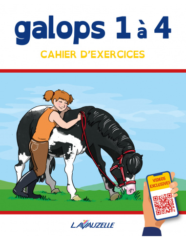 galops 1 à 4 - Cahier d'Exercices - Edition 2022
