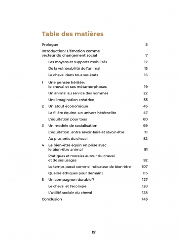 Sommaire Le cheval dans tous ses états - Le bien-être équin en question