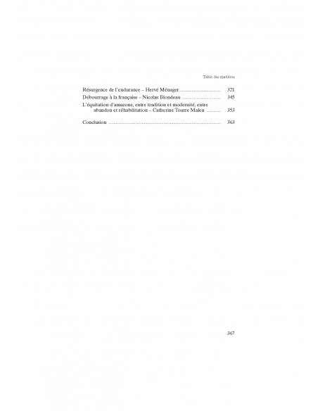 Sommaire L'équitation française Sommaire L'équitation française