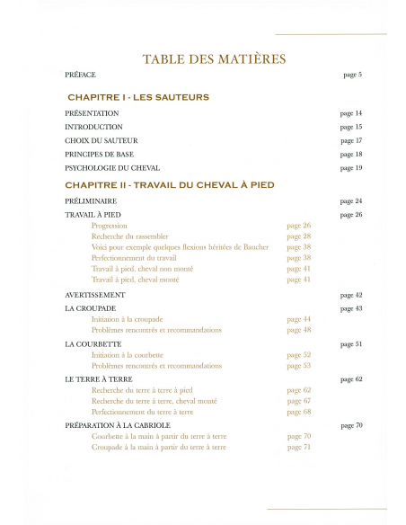 Sommaire Sauteurs en Liberté