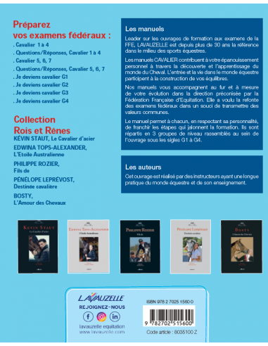 Questions - Réponses - Manuel de préparation aux examens fédéraux galops 1 à 4