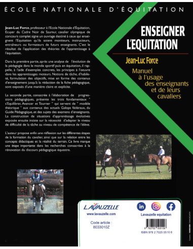Enseigner l'équitation - Manuel à l'usage des enseignants et de leurs cavaliers