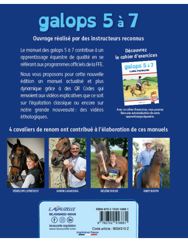 galops 5 à 7 - Manuel de préparation aux examens fédéraux