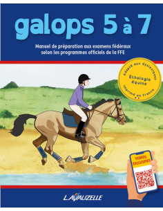 Cahier d'exercices pour se préparer aux examens fédéraux des galops 1 à 4  LAVAUZELLE