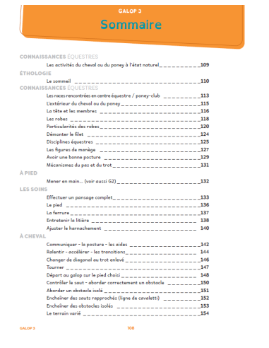 galops 1 à 4 - Manuel de préparation aux examens fédéraux