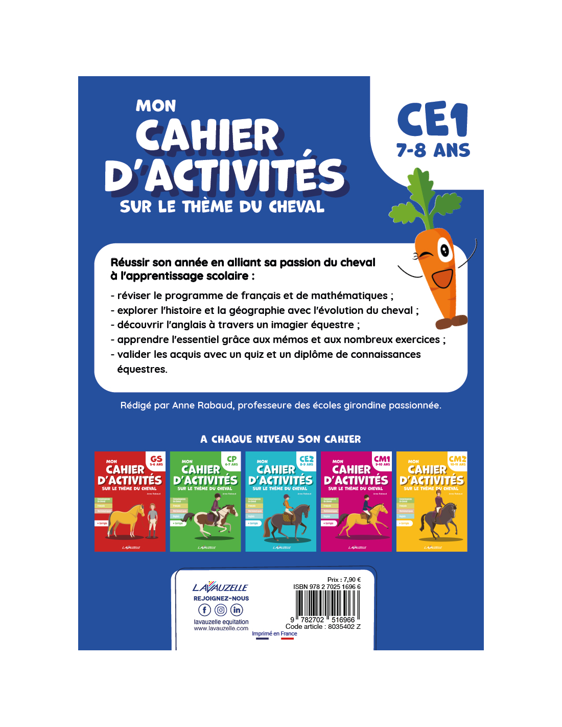 Mon Cahier D activit s Sur Le Th me Du Cheval Niveau CE1