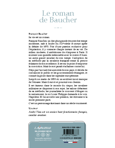 Le roman de Baucher