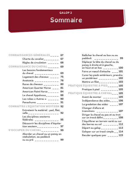 galops western 1 à 4 galops western 1 à 4