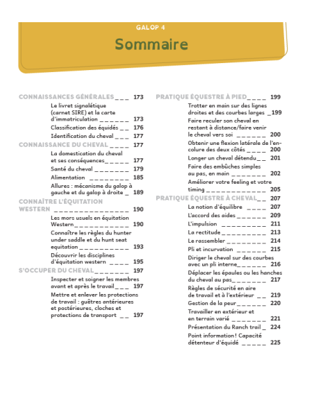 galops western 1 à 4 galops western 1 à 4