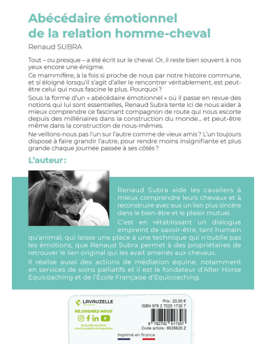 Abécédaire émotionnel de la relation homme-cheval