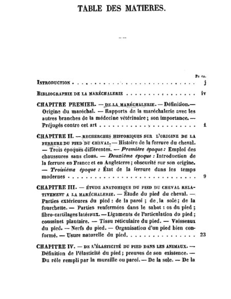 Traité maréchalerie vétérinaire - Tome 1