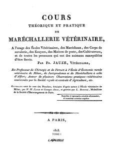 Cours pratique et théorique de maréchallerie vétérinaire - Tome 1 2