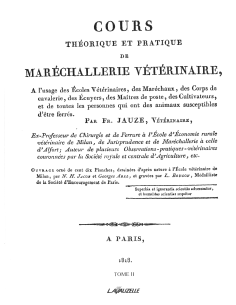 Cours pratique et théorique de maréchallerie vétérinaire Tome 2 2