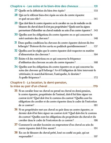 50 questions en droit équin : réponses aux cavaliers des centres équestres