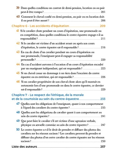 50 questions en droit équin : réponses aux cavaliers des centres équestres