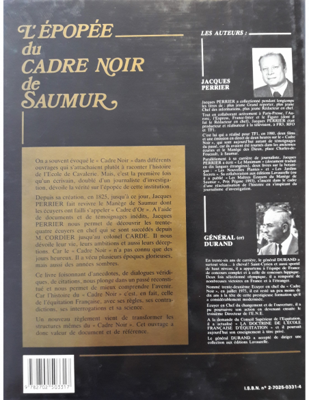 L'Epopée du Cadre Noir de Saumur L'Epopée du Cadre Noir de Saumur