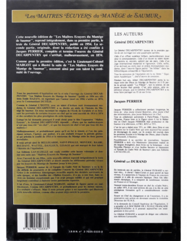 Les Maîtres Ecuyers du Manège de Saumur