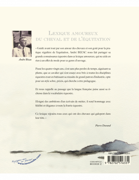 Lexique amoureux du cheval et de l'équitation